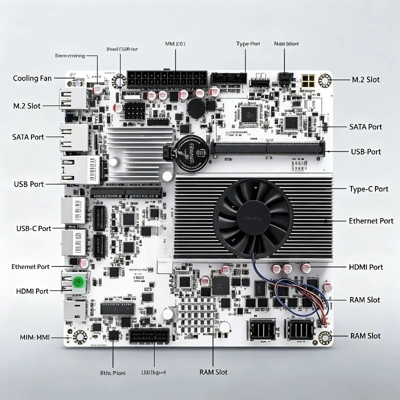 DDR5 RAM, Çift M.2 NVMe, 10Gbp - Nas Motherboard 8 Sata Mini Itx incelemesi ve fiyatı